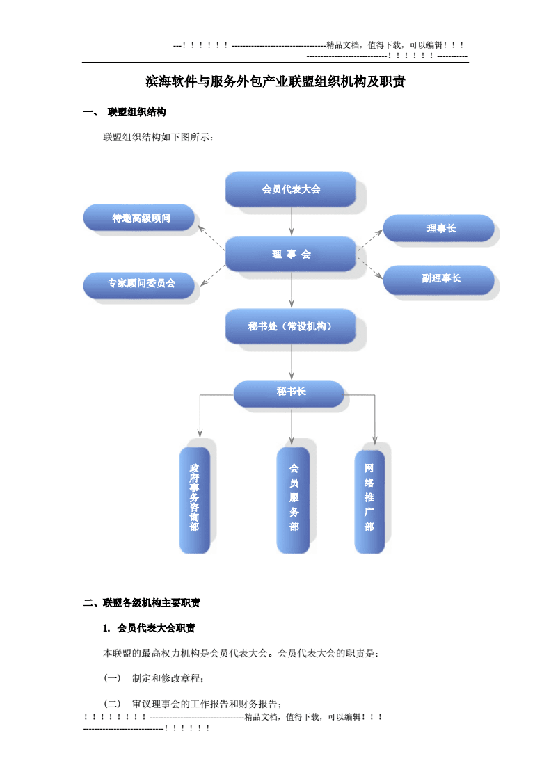 软件外包服务 滨海软件与服务外包产业联盟的组织机构与职责解析
